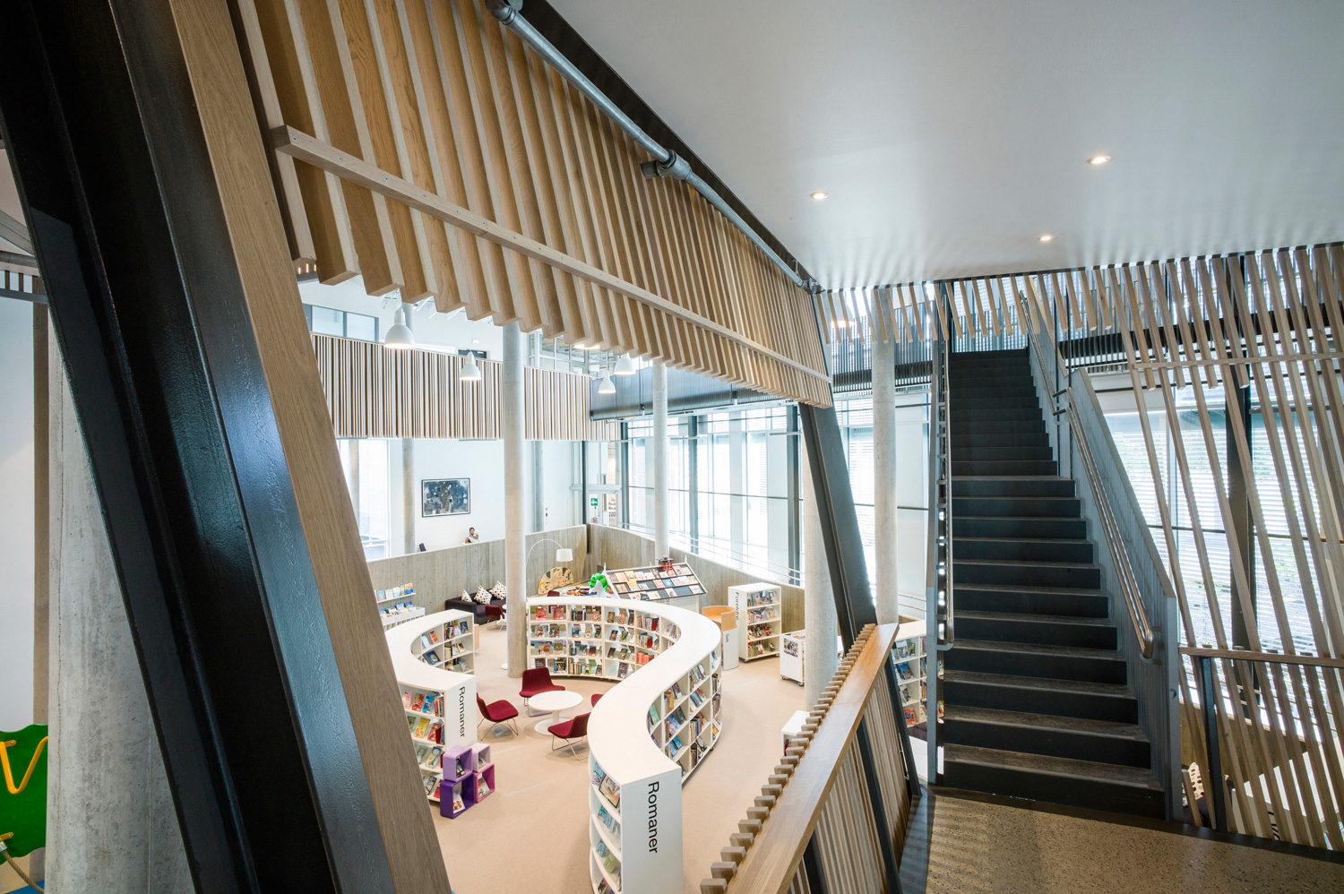 Bibliothèque municipale Tangenten de Nesodden, Norvège