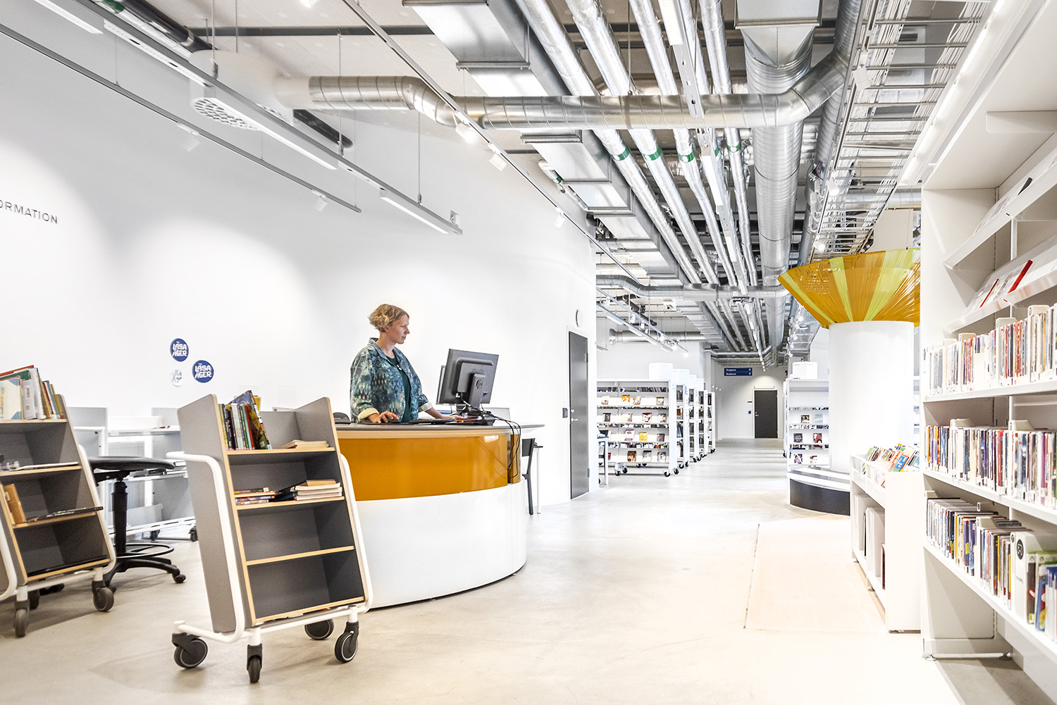 Bibliothèque Fittja, Suède