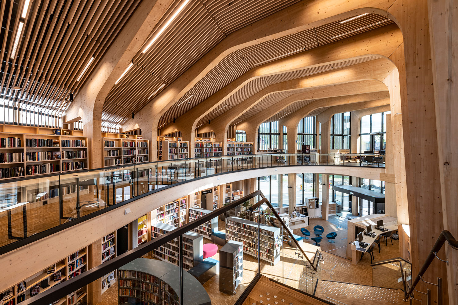Bibliothèque municipale de Nord-Odal, Norvège