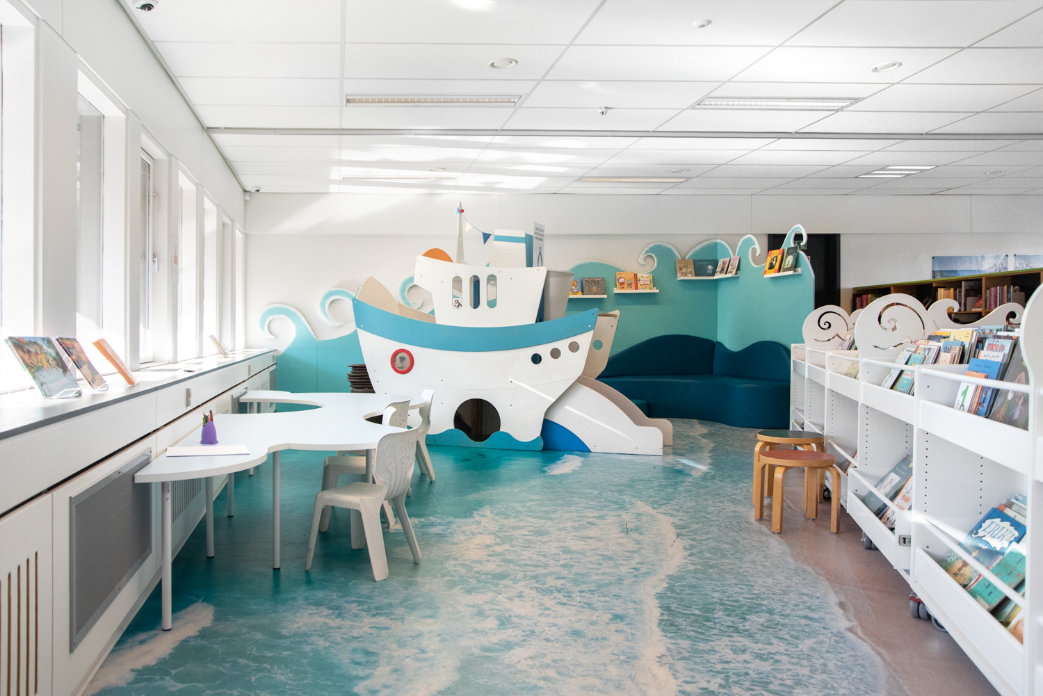 Bibliothèque Guldborgsund, Danemark