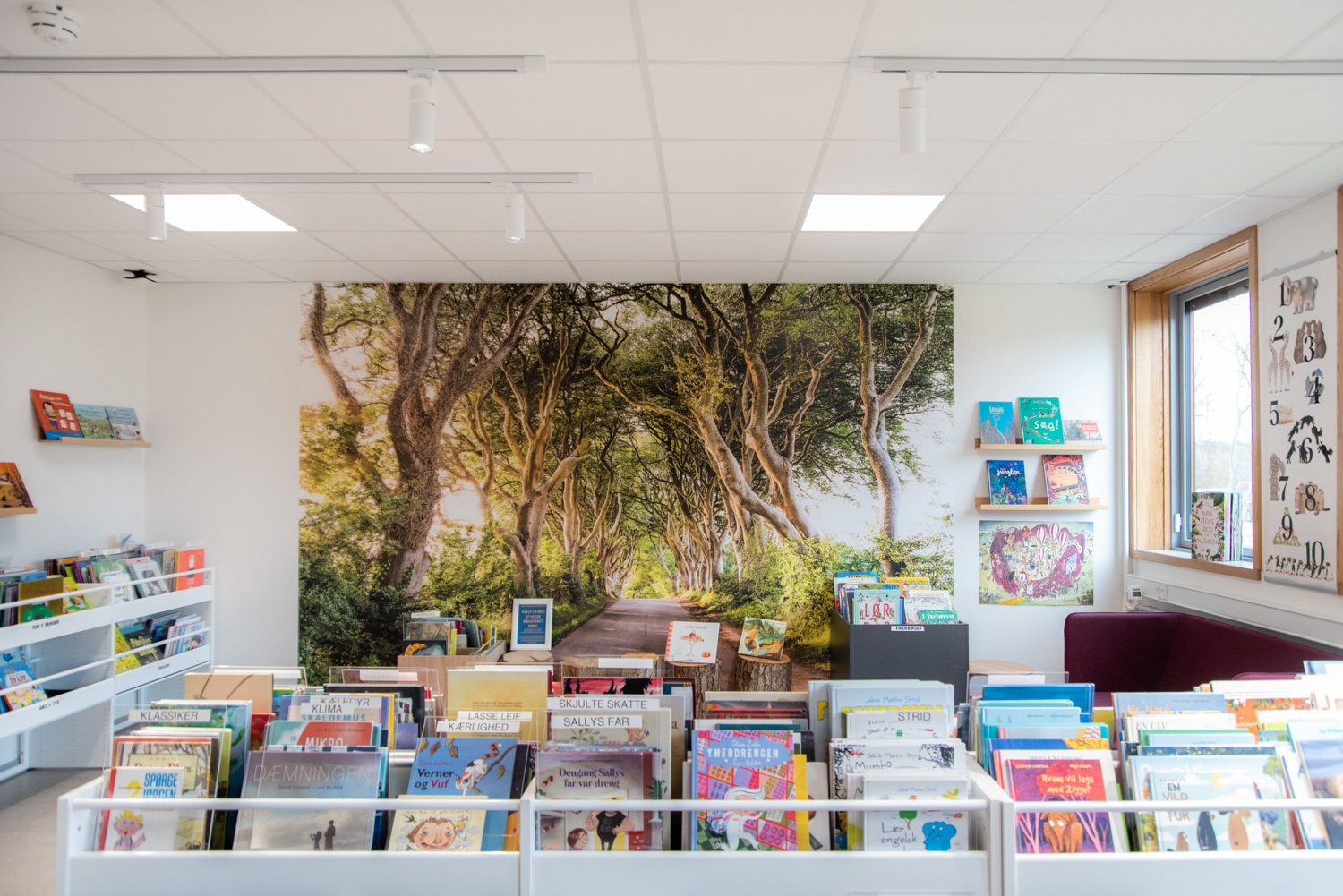Bibliothèque municipale de Jægerspris, Danemark