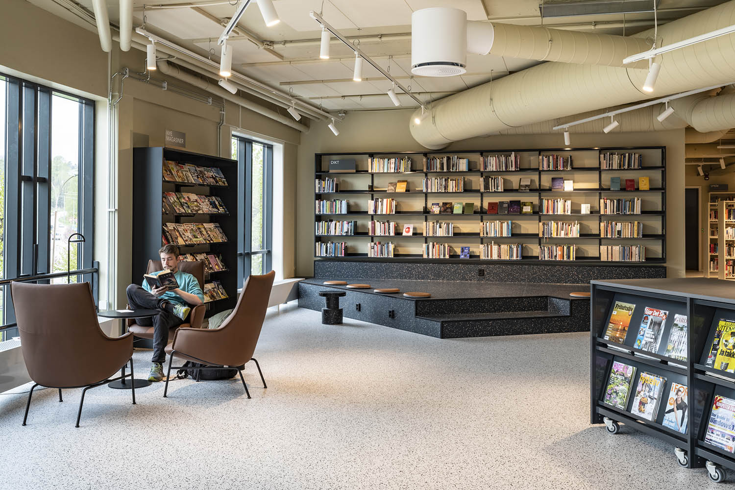 Bibliothèque Halden, Norvège