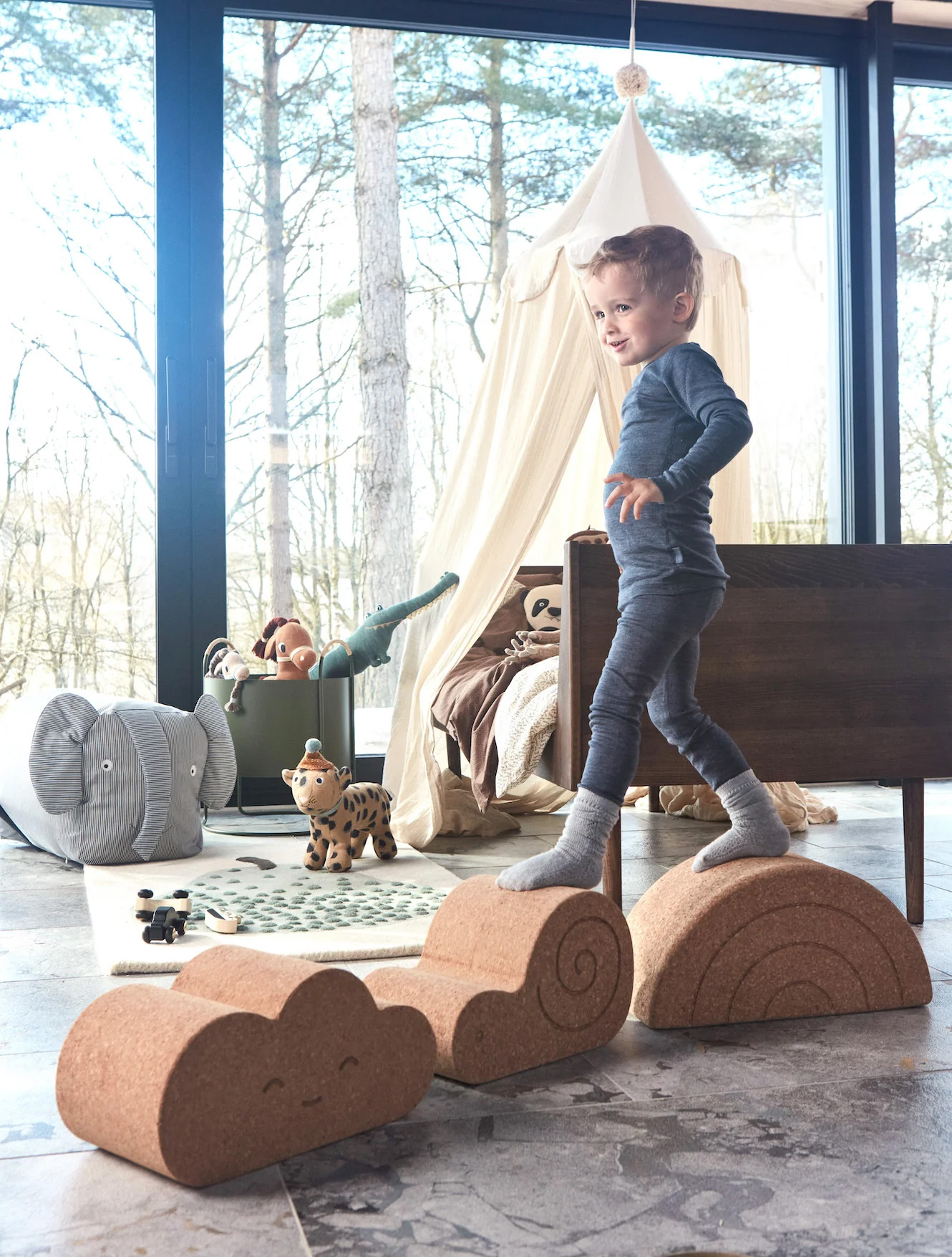 Mobilier enfant en liege