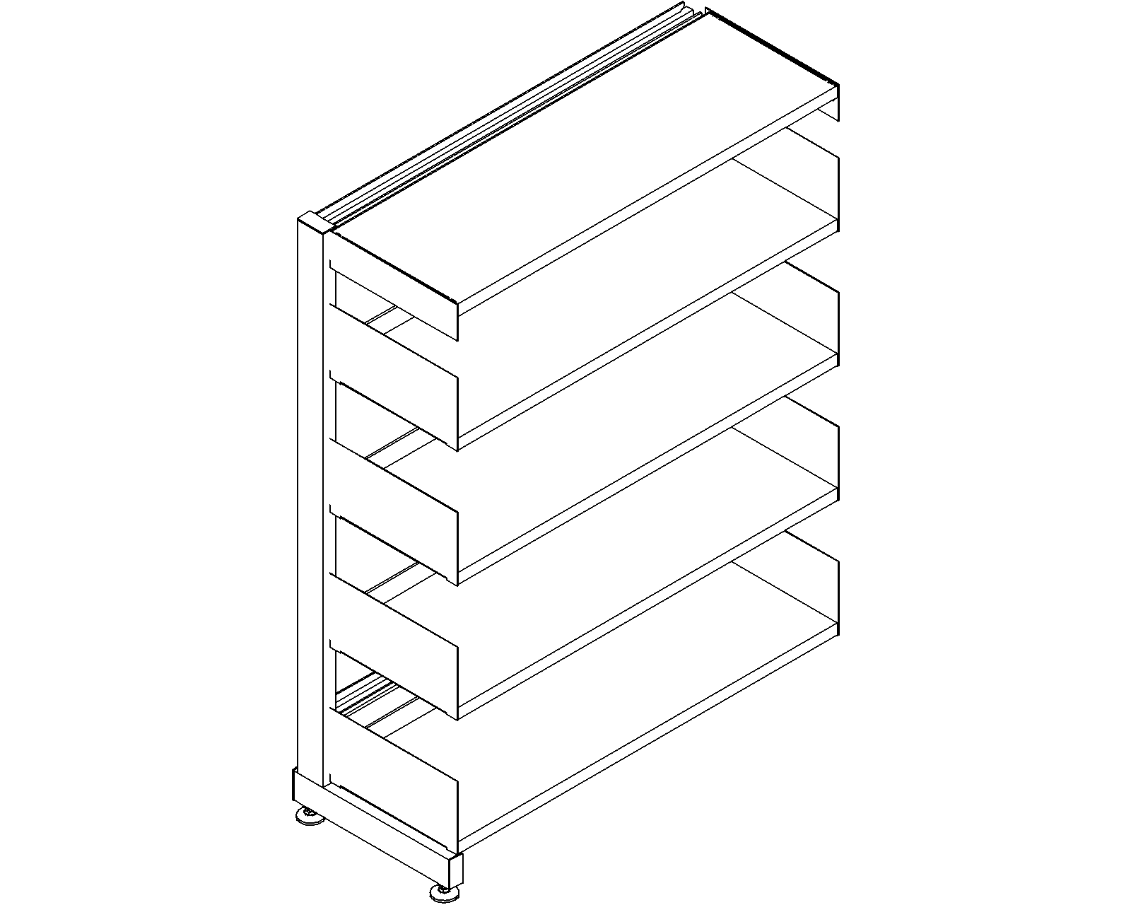 6030 add-on - single-sided - H1220 - D300 - W900 - 3D.dwg