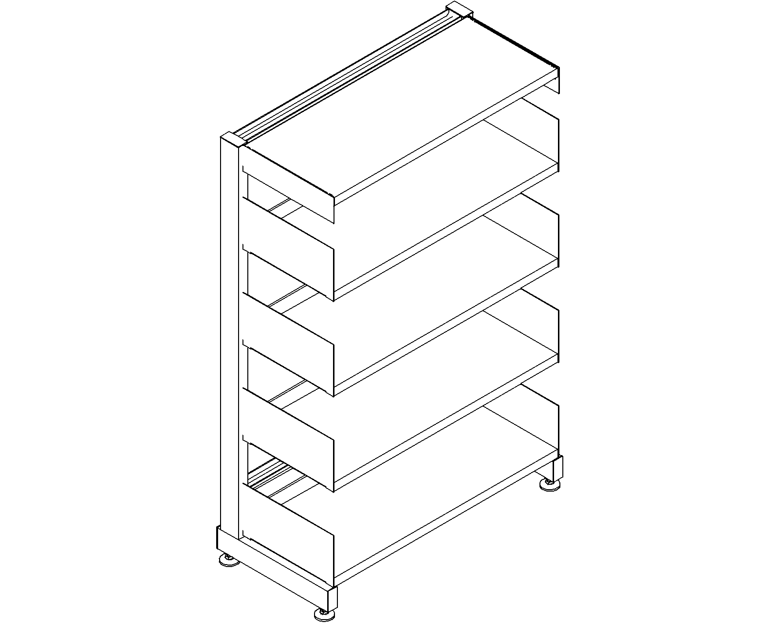 6030 starter - single-sided - H1220 - D300 - W750 - 3D.dwg