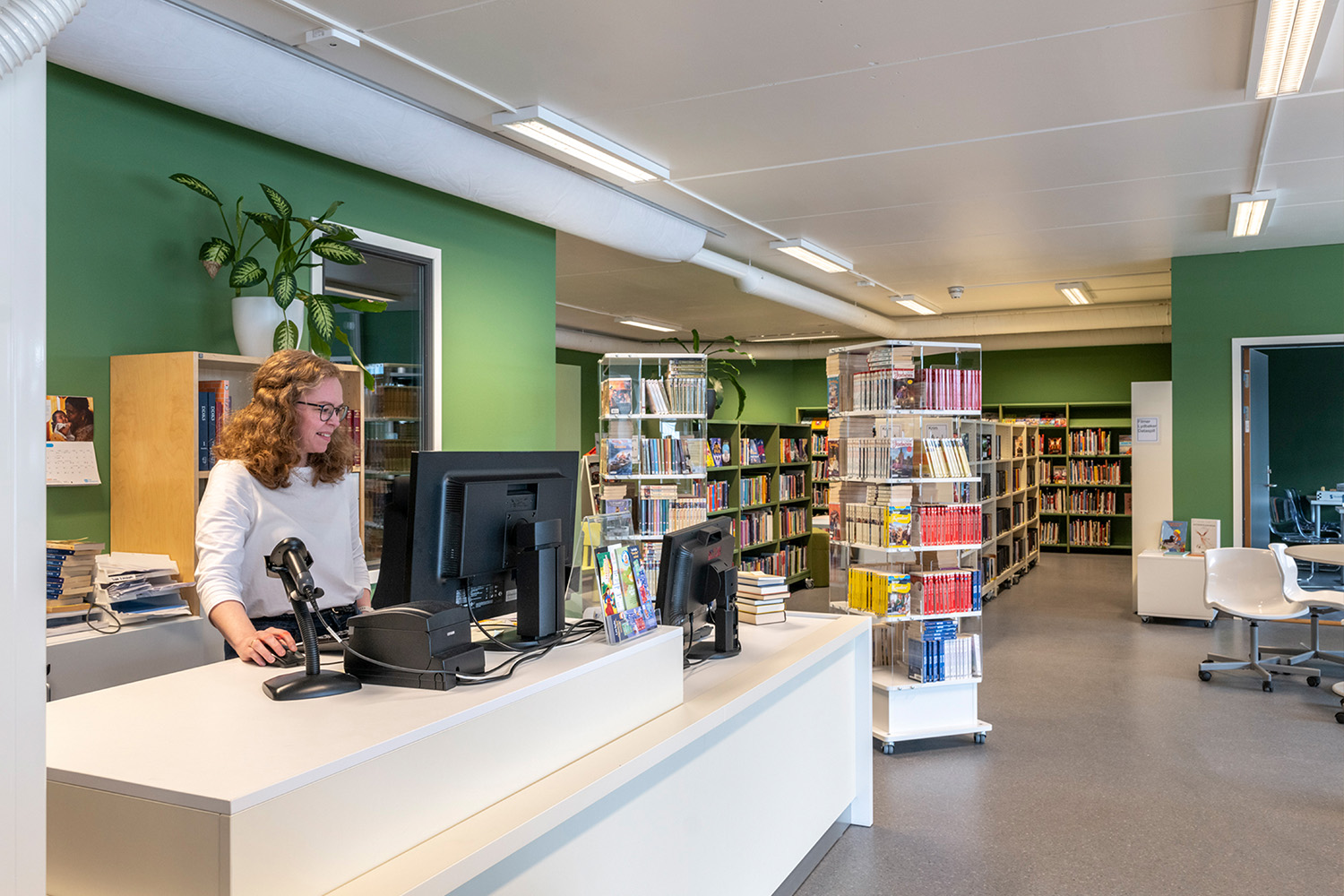 Bibliothèque Hustadvika, Eide, Norvège